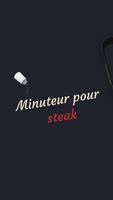 Minuteur pour steak Affiche