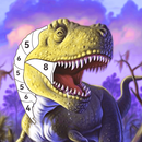 Dinosaur Color by Number Book aplikacja