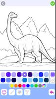 Jogos de pintar de dinossauros imagem de tela 2