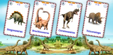 恐竜学習カード : 恐竜図鑑