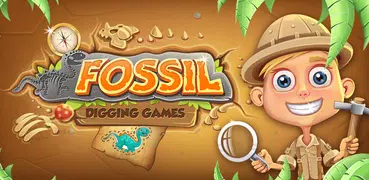 Dig up dinosaur bones: Fossil digging games