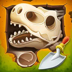 Dig up dinosaur bones: Fossil digging games