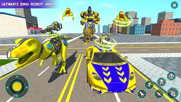 Dino Robot Car Transform War تصوير الشاشة 2