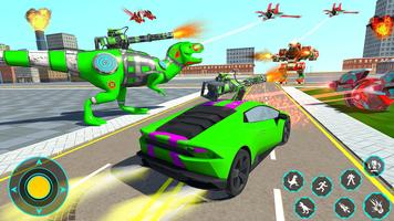 Dino Robot Car Transform War تصوير الشاشة 3
