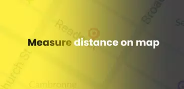 Measure distance on map