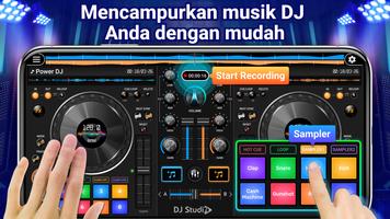 Studio mixer DJ sungguhan poster