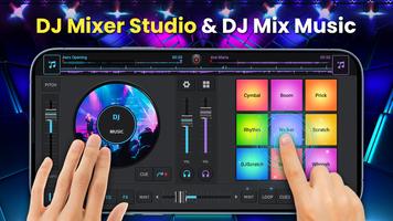 DJ ミキサー スタジオ - DJ ミュージック ミックス ポスター