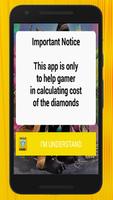 Diamond💎Calculator for Free Fire Free captura de pantalla 1