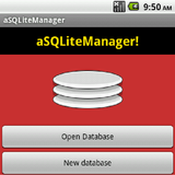 aSQLiteManager Zeichen