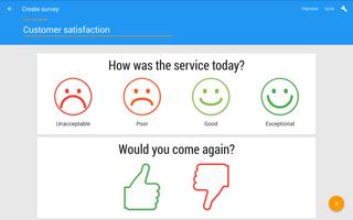 Insta Survey: Gather customer -poster