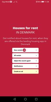 Housing rentals in Denmark poster