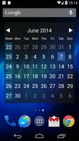 ASCalendar Widget penulis hantaran