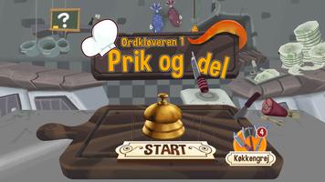 Ordkløveren 1: Prik og del Poster