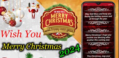 Merry Christmas Wishes 2024 Poster
