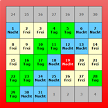 ”Dienstplan-Schichtplan