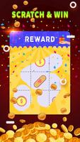 Lucky Scratch & Win: Free Money Rewards Affiche