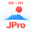 Learn Japanese JLPT N5-N1 JPro icon