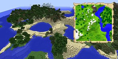 Art maps for Minecraft โปสเตอร์