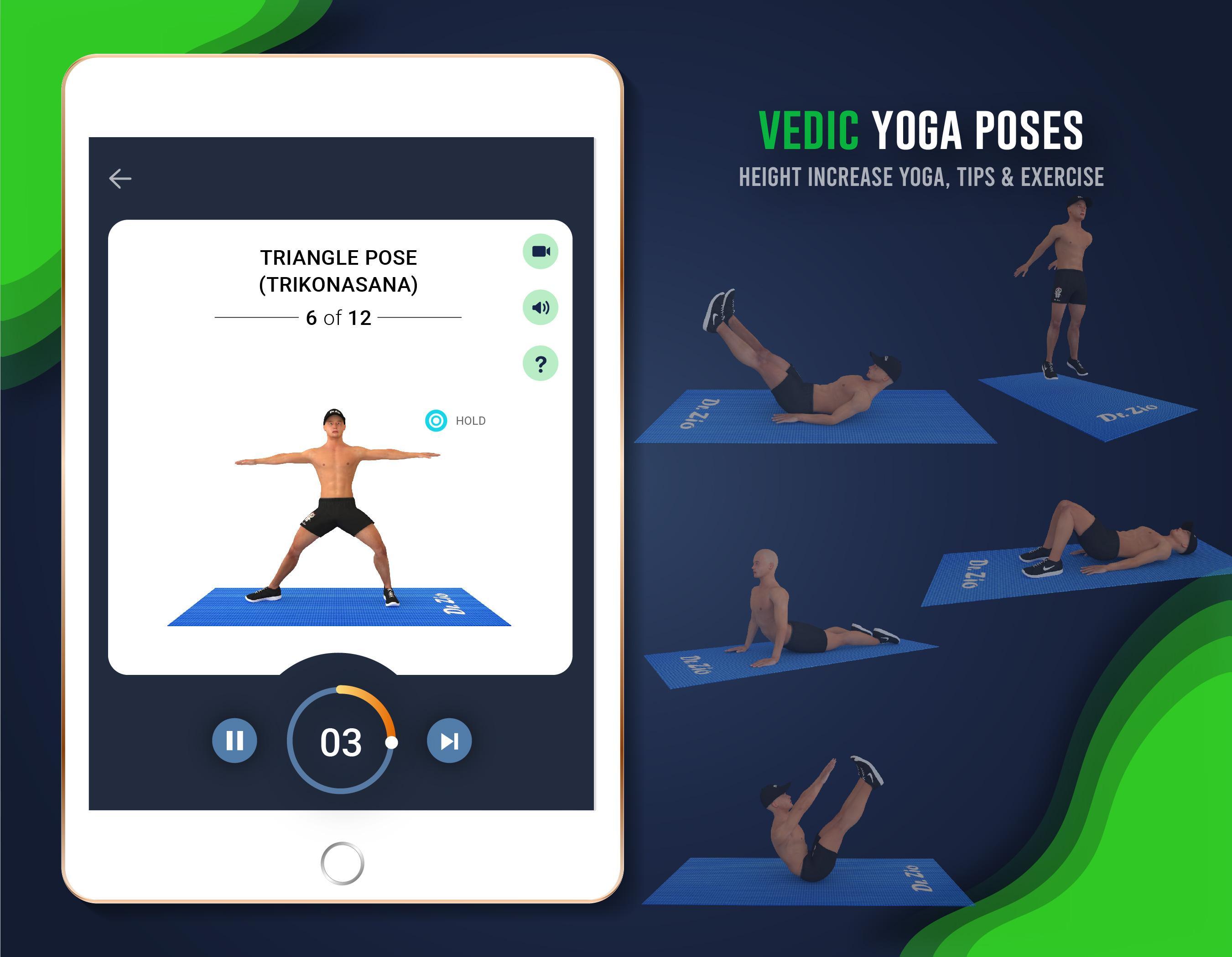 Triangle Pose Increase Height Triangle Pose Increase Height
