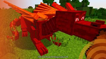 Dragon mod for minecraft pe 포스터