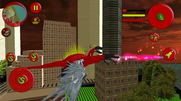 Flying dragon robot transform الملصق