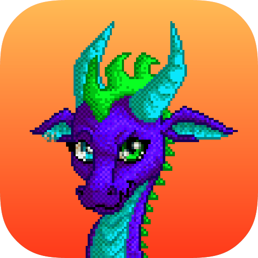 Dragon Color per numero: Pixel Art Dragon