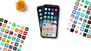 iOS Icon Pack: iPhone Icons & Wallpapers (No Ads) 截图 2