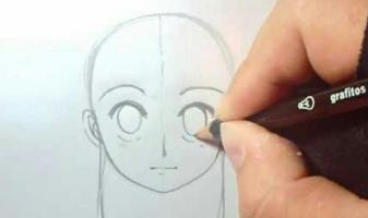 Draw anime-poster