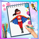 How to Draw SuperHero Girls APK