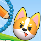 Draw Puzzle: Smash Angry Dog آئیکن