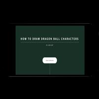 How to draw Dragon Ball characters تصوير الشاشة 1