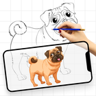 Draw easy trace & sketch آئیکن