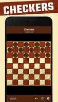 Damas - checkers poster