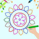 Draw Rangoli Step By Step icon