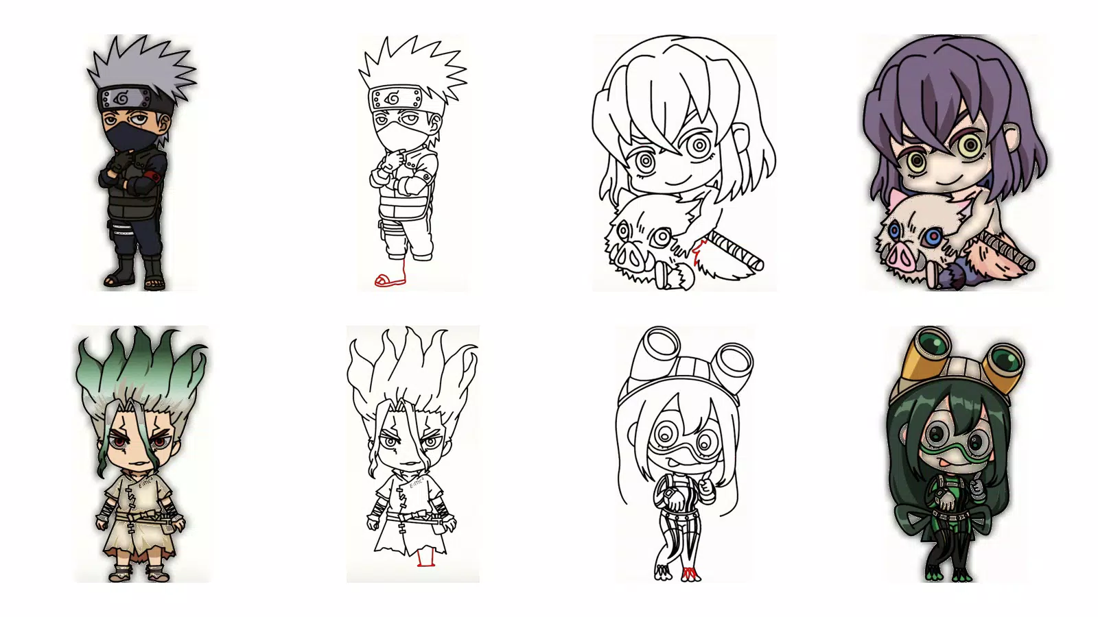 anime chibi drawing easy