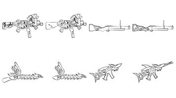 3 Schermata Come disegnare Armi da fuoco