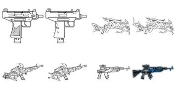 Comment dessiner Armes à feu capture d'écran 1