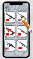Draw Weapon 3D Step by step स्क्रीनशॉट 2