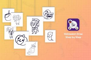 Halloween Draw Step by Step penulis hantaran
