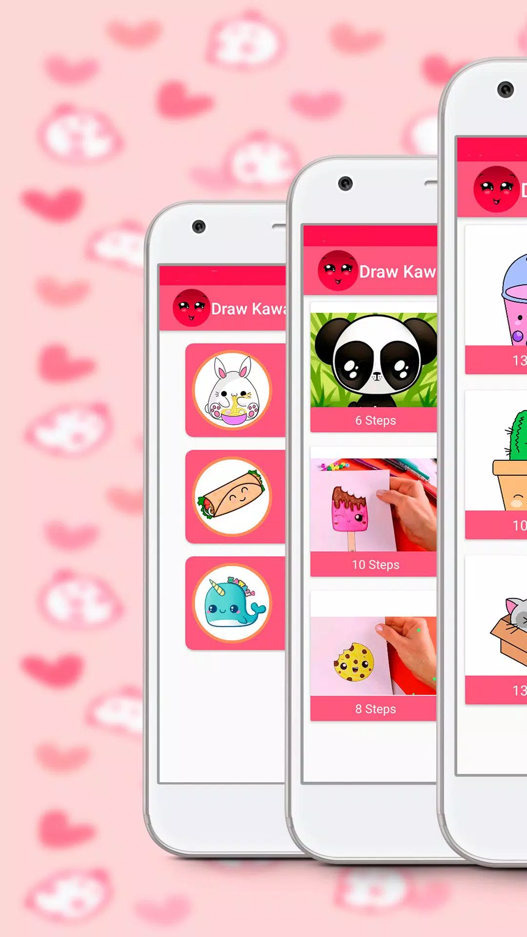 Download do APK de Como desenhar Kawaii, desenhos, passo a passo para  Android