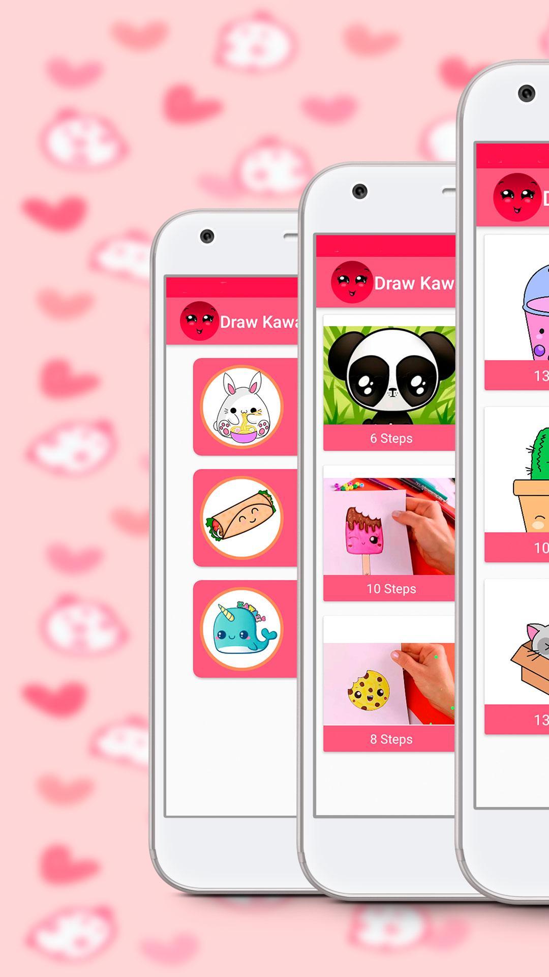Descarga de APK de Cómo dibujar Kawaii, dibujos, paso a paso para Android Descarga de APK de Cómo dibujar Kawaii, dibujos, paso a paso para Android