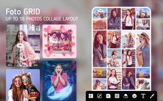 Photo Collage Maker, Foto Grid โปสเตอร์