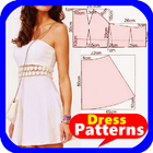 Learn measure-cut-sew dress patterns آئیکن