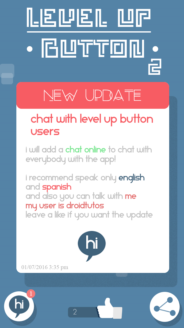 Level Up Button 2 XP PlayGames for Android - APK Download - 