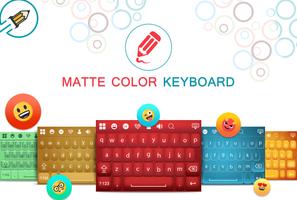 Matte Color Keyboard Affiche