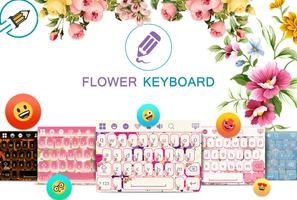 Flowers Keyboard-poster