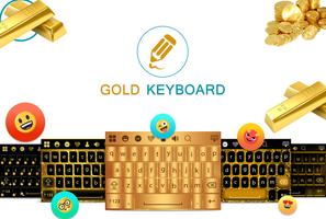 Gold Keyboard poster