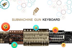 Submachine Gun Keyboard poster