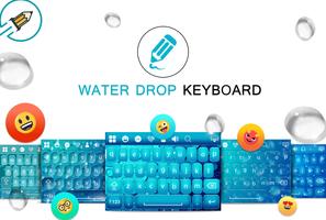 Water Drop Keyboard الملصق