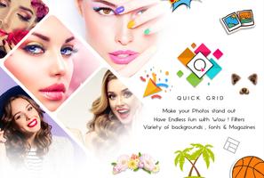 Quick Photo Grid- Collage Grid plakat